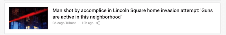 Chicago Trib headline (courtesy google.com)