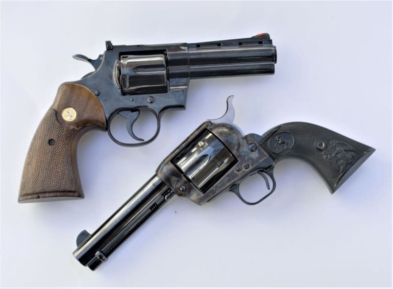 Colt Single Action Army and Colt Python