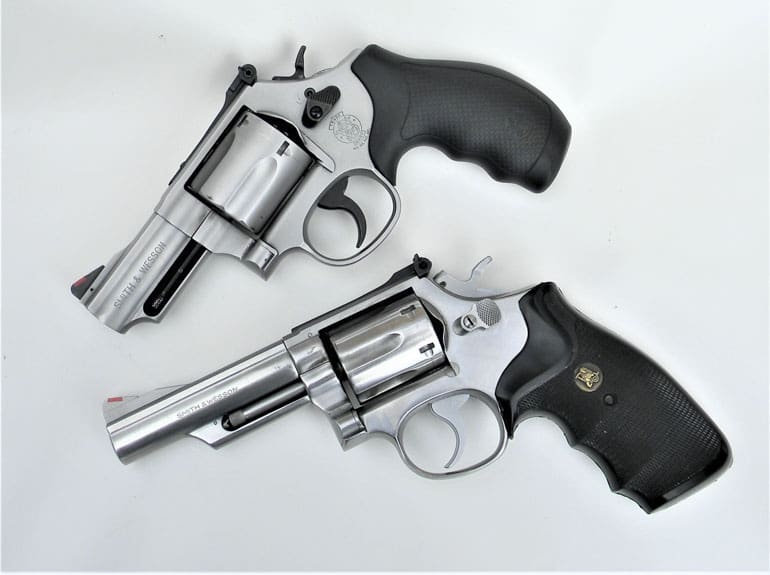 L-Frame Model 69 Combat Magnum (above), K-Frame Model 66 Combat Magnum