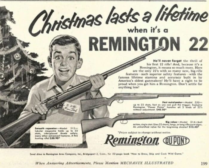 vintage gun ad Remington