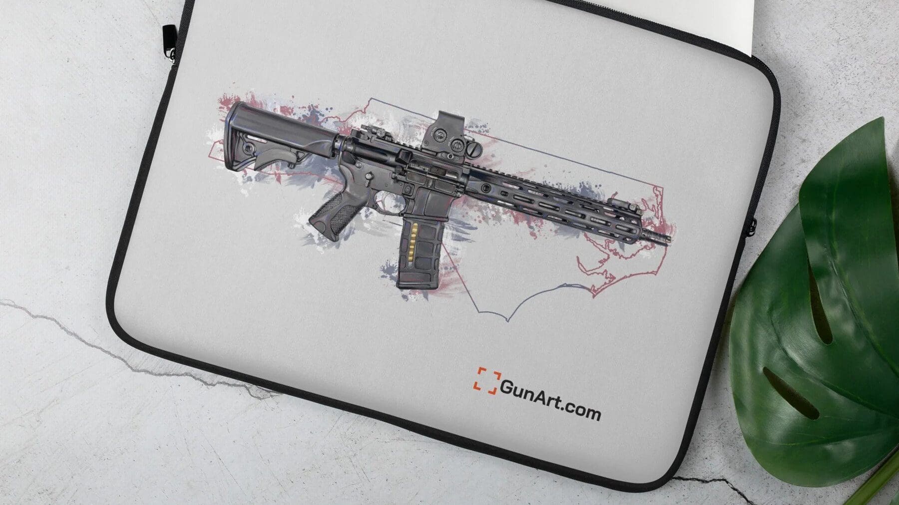 Gun Art Laptop case